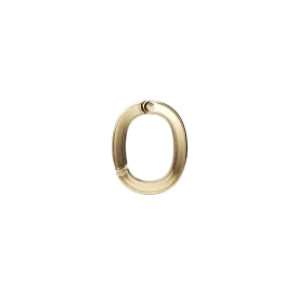 14k Circle Charm Connector