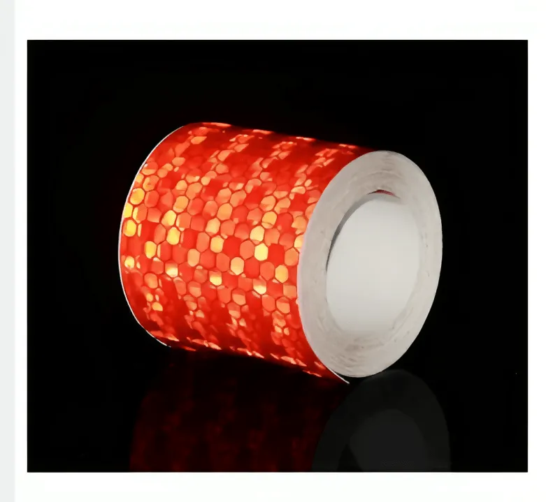 150cm High Safety Warning truck reflective material car stickers super red reflective tape car Accessories