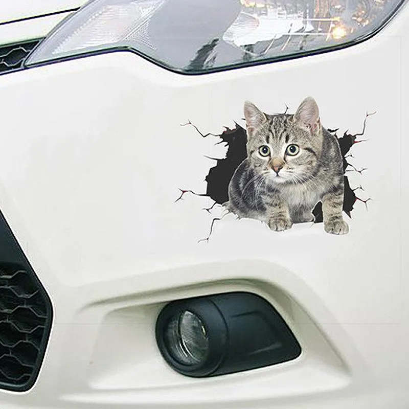 3D Simulation Cute Creative Car Stickers