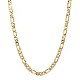 7.00mm Flat Figaro Chain Necklace