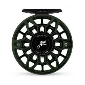 Abel SDF Ported 5/6 Reel Satin Deep Green Black/Black