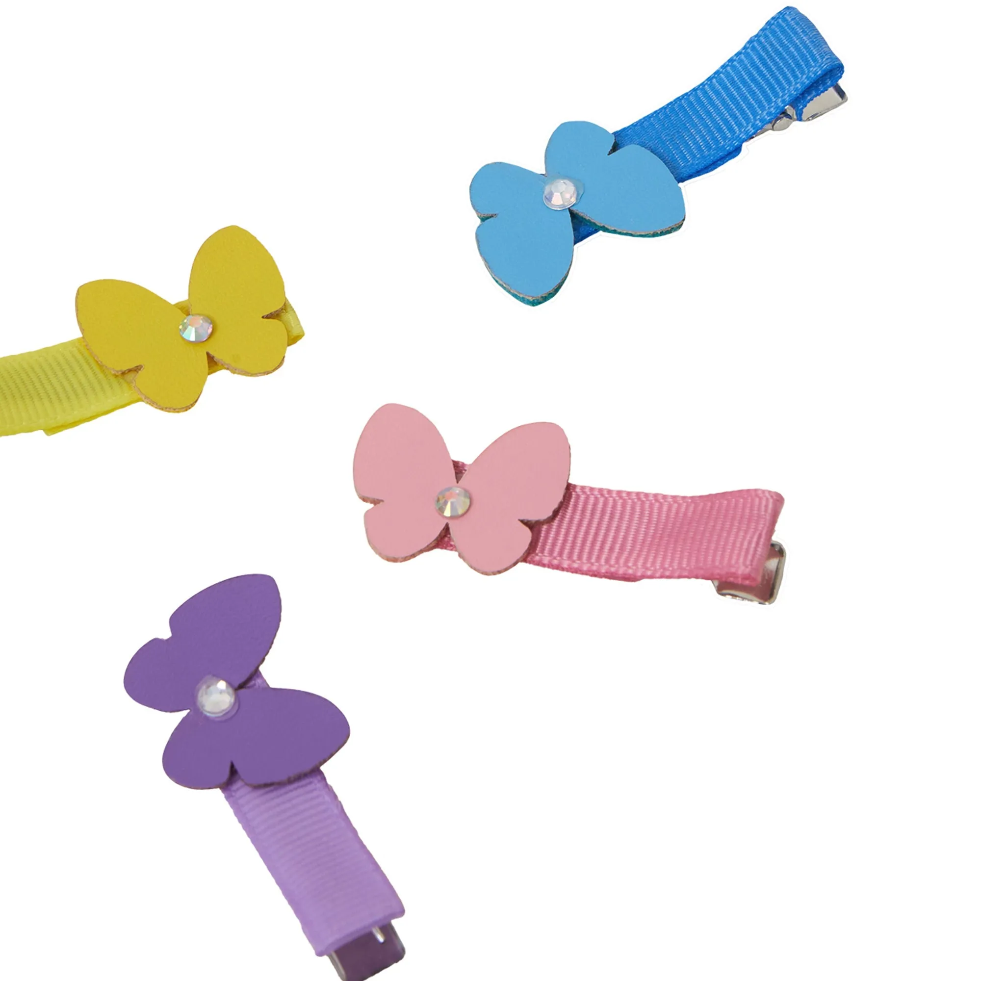 Accessorize London Butterfiy Salon Clips Set Of 4