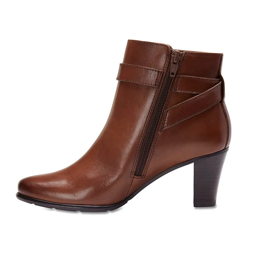 Alaska Boot in Cognac Leather