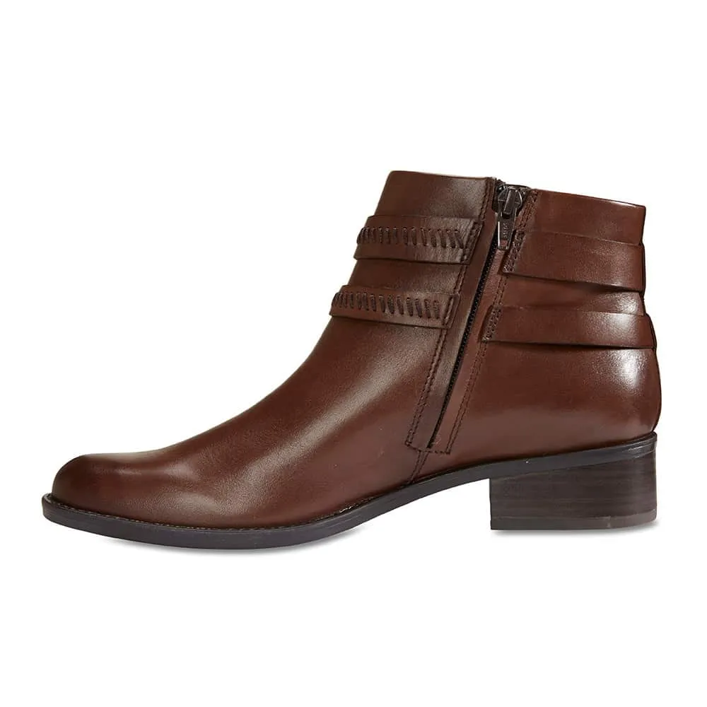 Albany Boot in Brown Leather