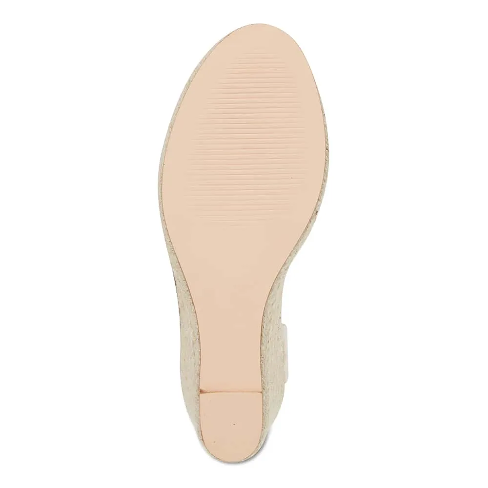 Aloha Espadrille in Blush Fabric