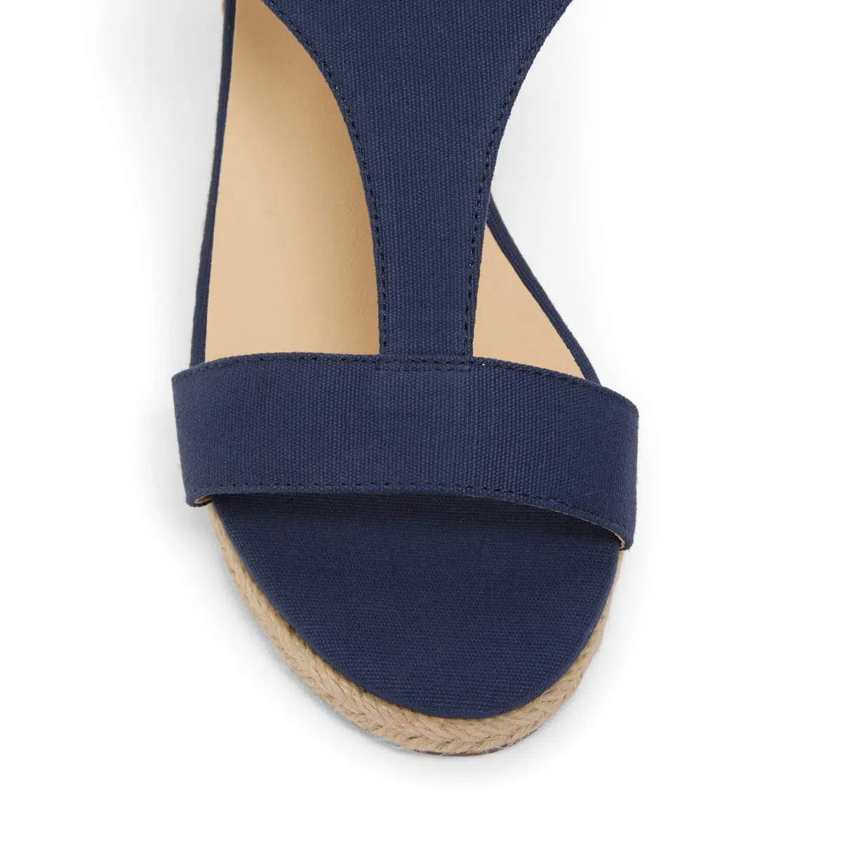 Anchor Espadrille in Navy Fabric