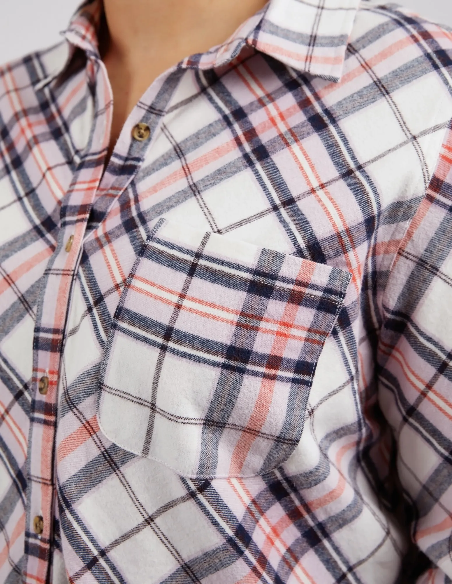 Aster Shirt Pink & White Check