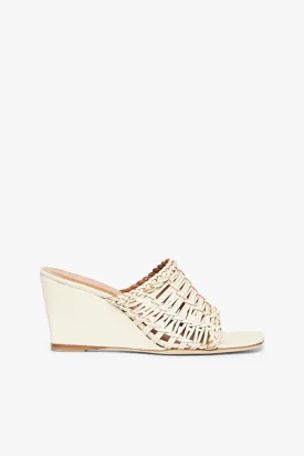 BLAIR WOVEN WEDGE | CREAM