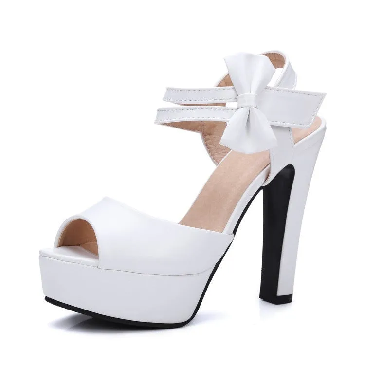 Block Heel Super High Heel Sandals