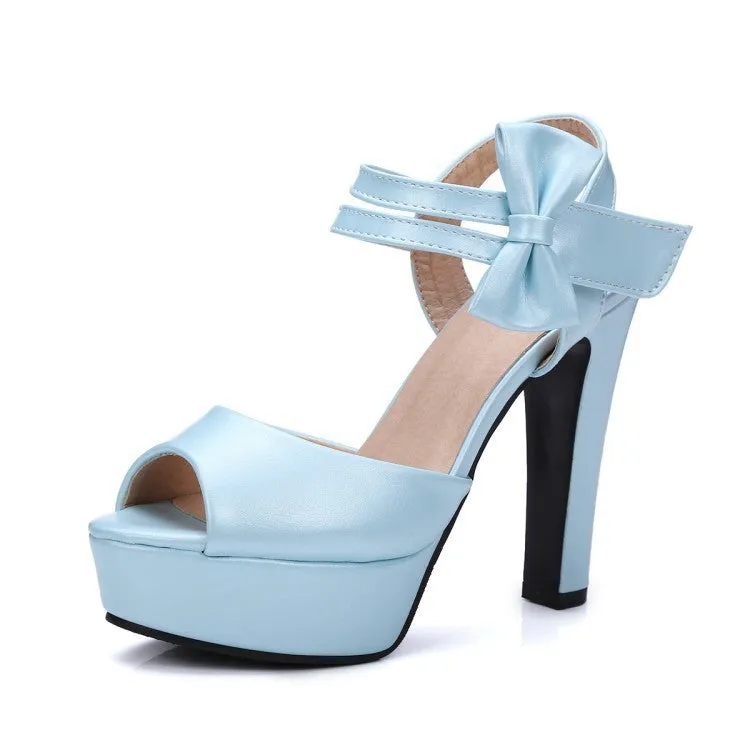 Block Heel Super High Heel Sandals