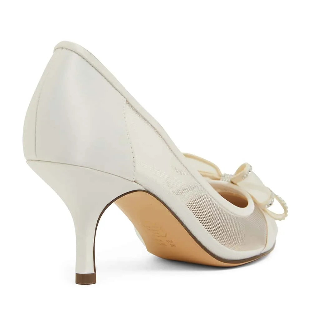 Brite Heel in Ivory