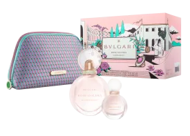 Bvlgari Rose Goldea Blossom Delight Parfum, 75 ml 15ml   Beauty Pouch(Soft Box) Gift Set-Gift Set