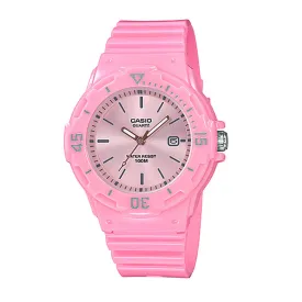 Casio Analogue Pink Resin Strap Ladies Watch | LRW-200H-4E4VDF