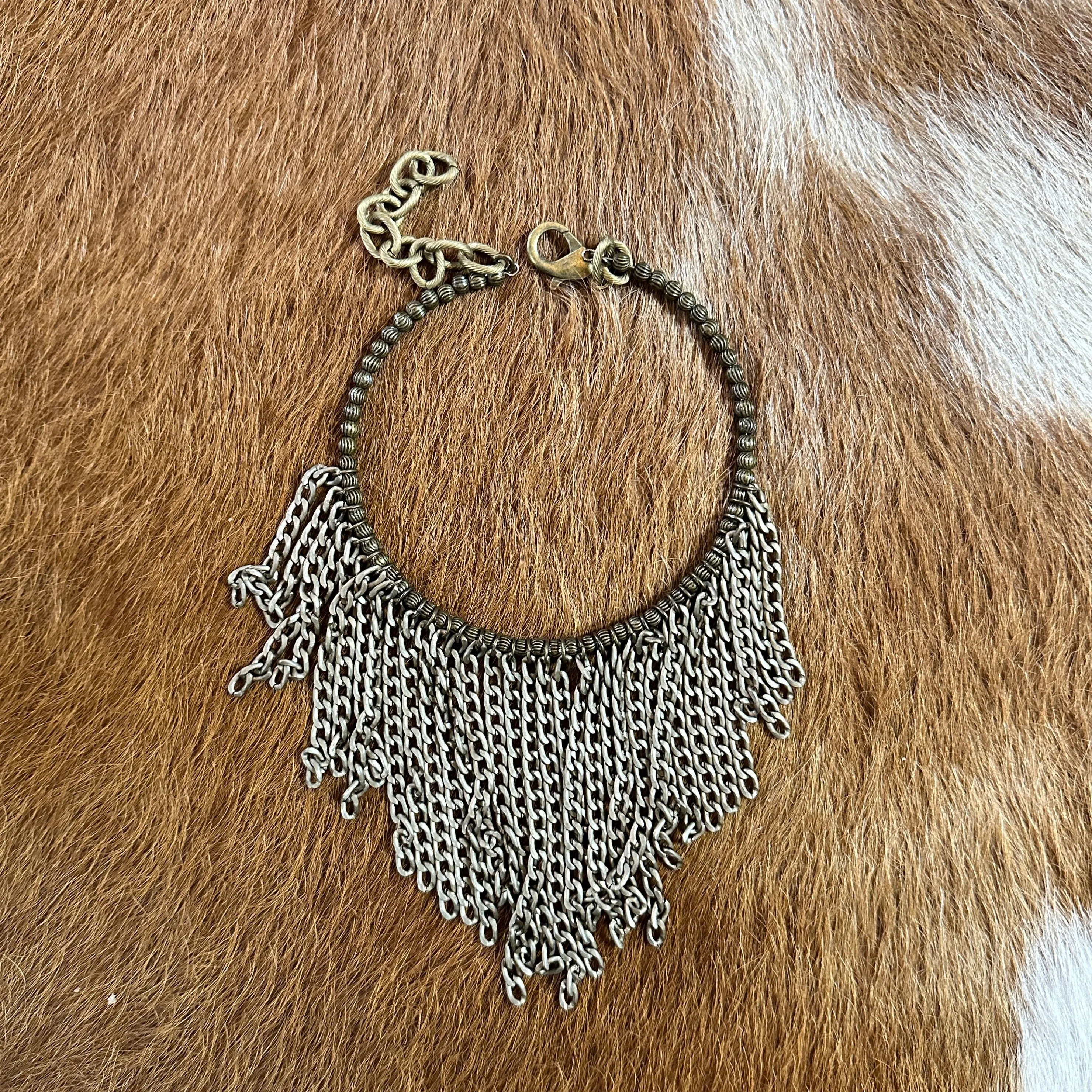 Chain Memory Bib Necklace- Amy Kaplan for Bourbon Cowgirl