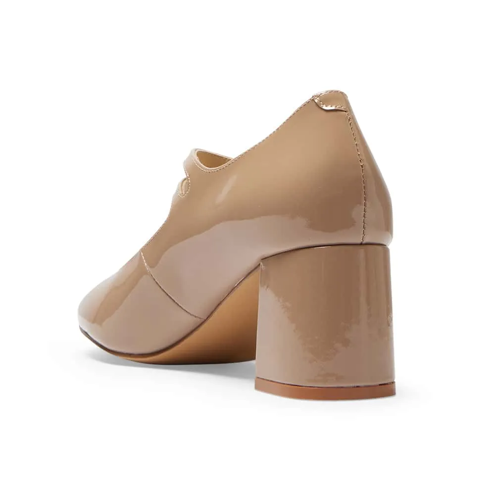 Claire Heel in Blush Patent Patent