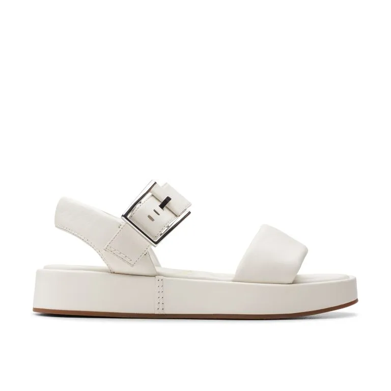 Clarks Alda Strap Off White Leather