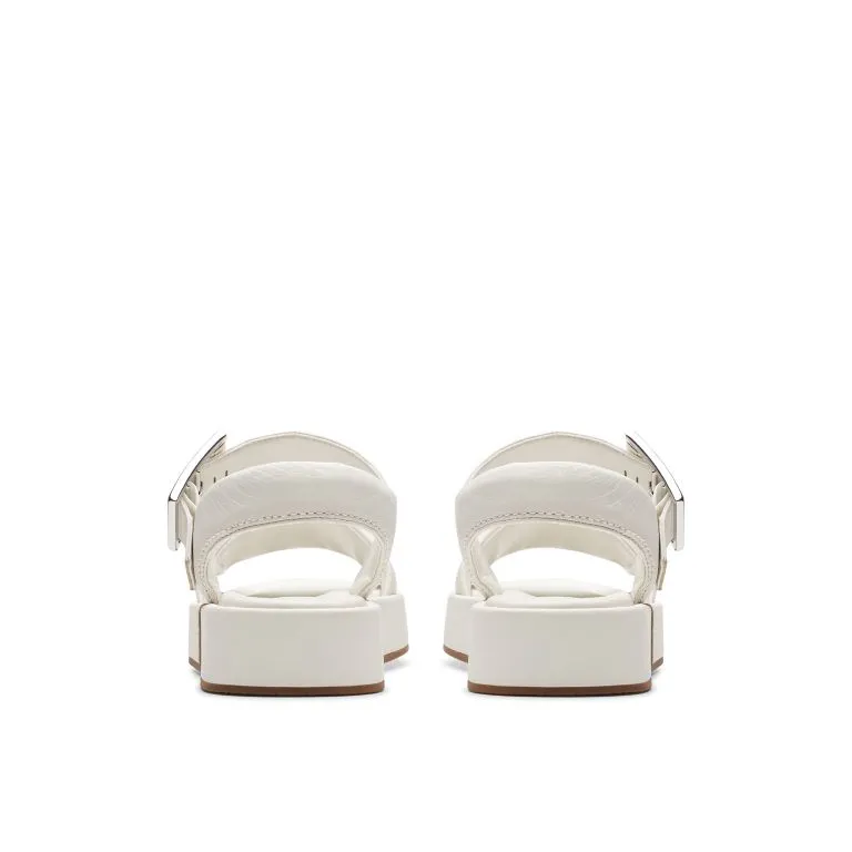 Clarks Alda Strap Off White Leather