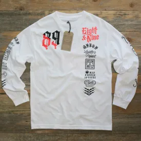 Club Life Jersey Tee White Infrared L/S