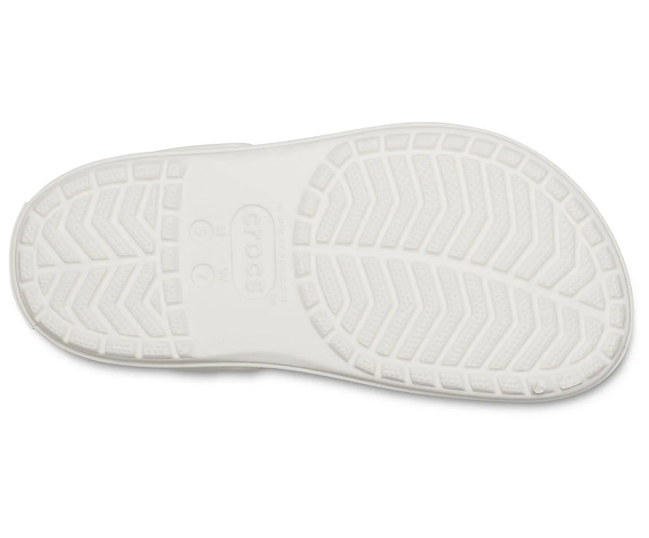 Crocband Platform White Unisex Clog-205434-143