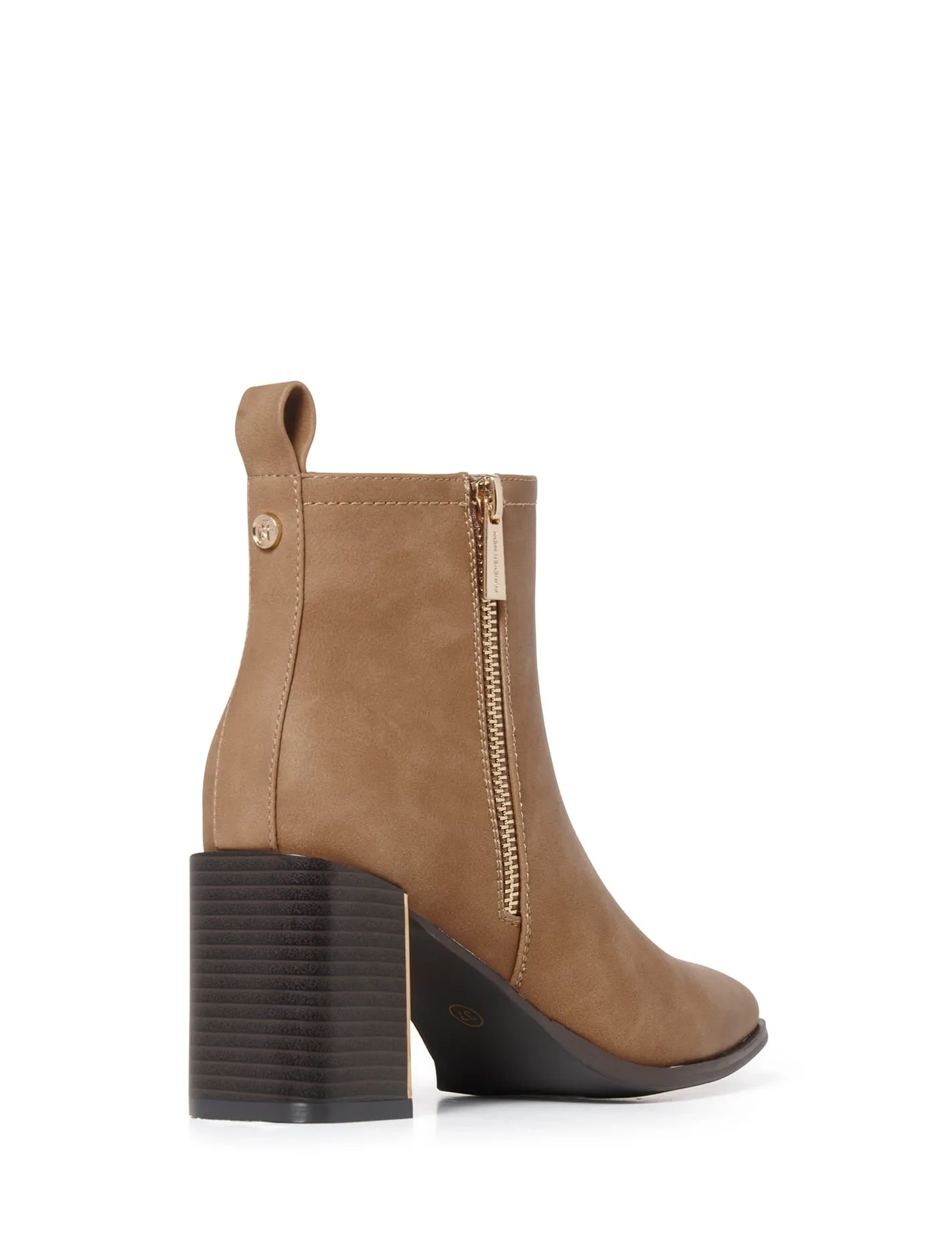 Della Zip Heeled Boot