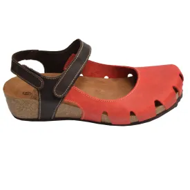 Emanuela Clog Red/Brown