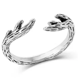 Embrace the Wild Antler Ring - Montana Silversmiths