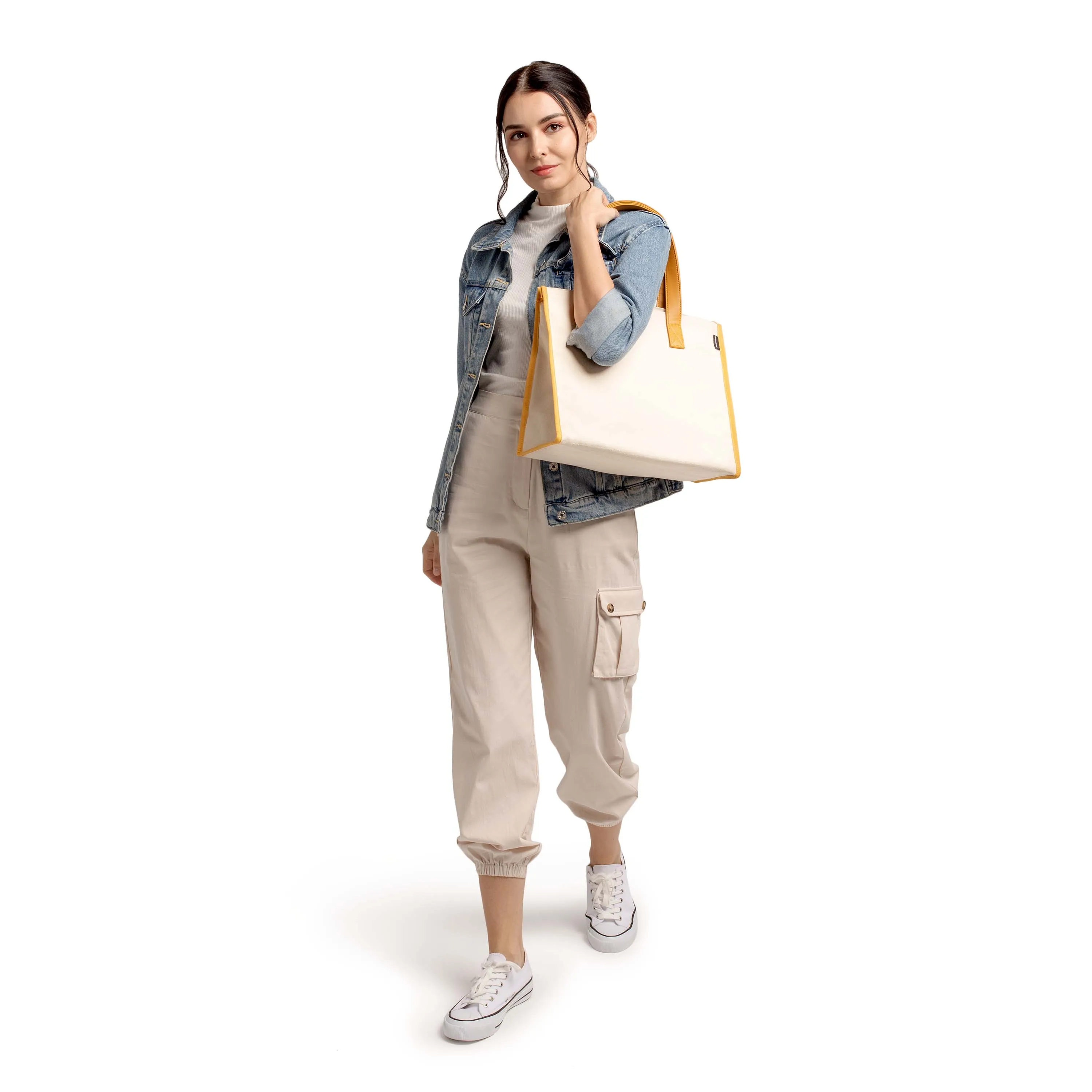 Estela 2 L - Beige/Mustard