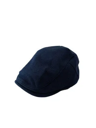 Flat Cap Pique - Navy