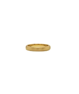 Flat Gold Band Ring