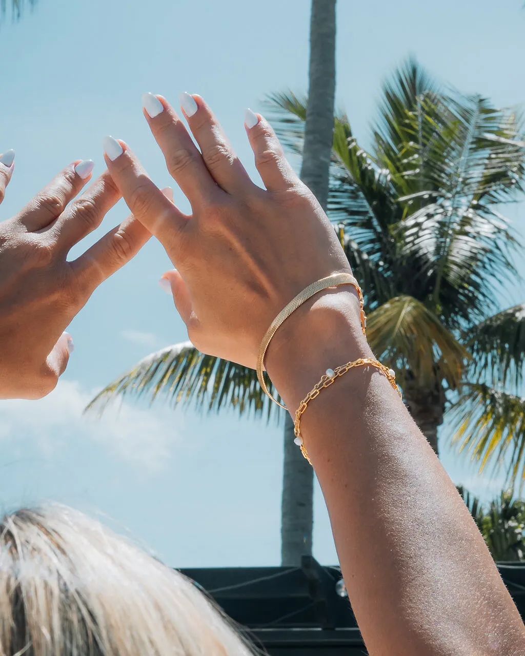 Flat Link Chain Bracelet