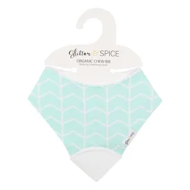 Glitter & Spice Organic Chew Bib - Mint Daiquiri