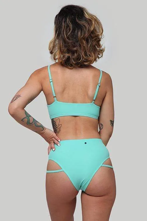 Hills Raree Top Ribbed Mint Green