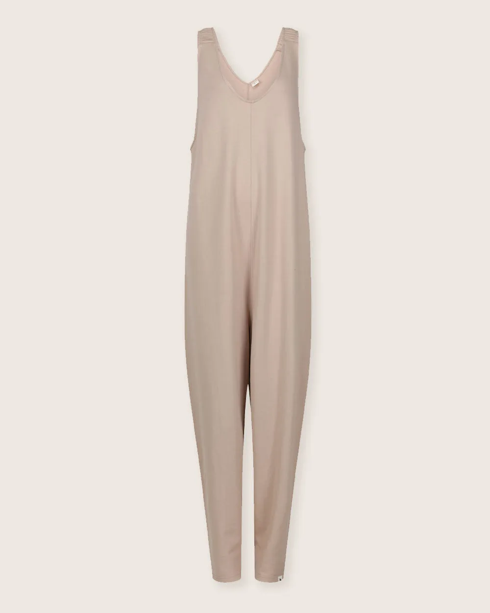 Jilly Plain Stone Dungarees