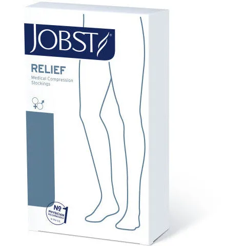 JOBST® Relief Thigh High 20-30 mmHg w/ Silicone Top Band, Open Toe