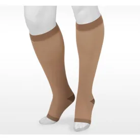 Juzo Soft Silver Knee High 20-30 mmHg, Open Toe