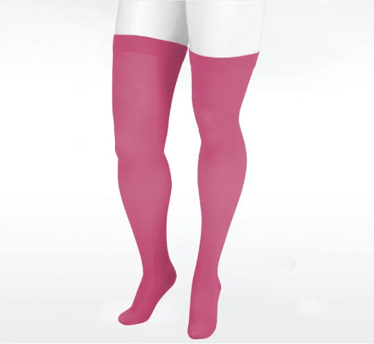 Juzo Soft Thigh High 15-20 mmHg w/ Silicone Band, Trend Colors