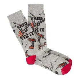 K Bell Mens Fix It Sock