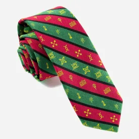 Kwanzaa Celebration Red Tie