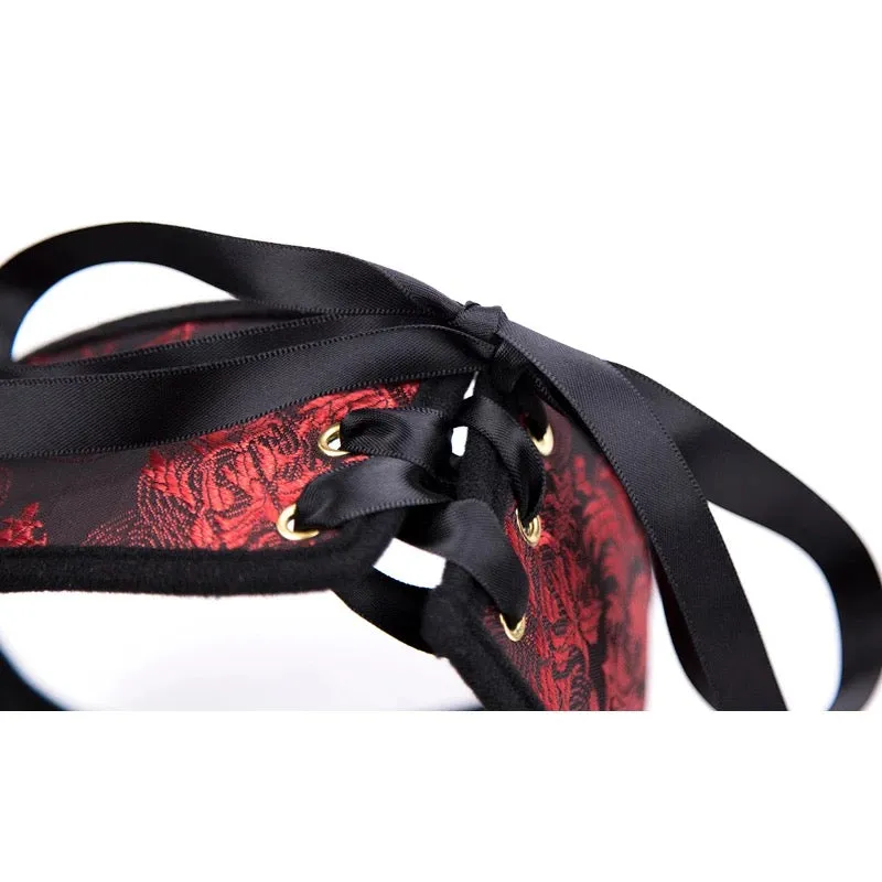 MADAME RED COLLAR & LEASH - XXX