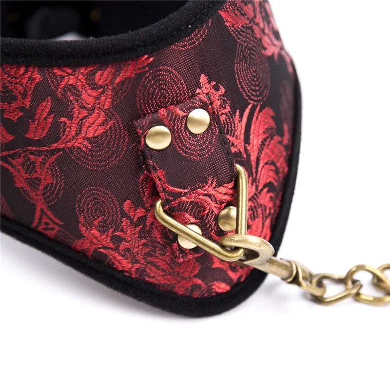 MADAME RED COLLAR & LEASH - XXX