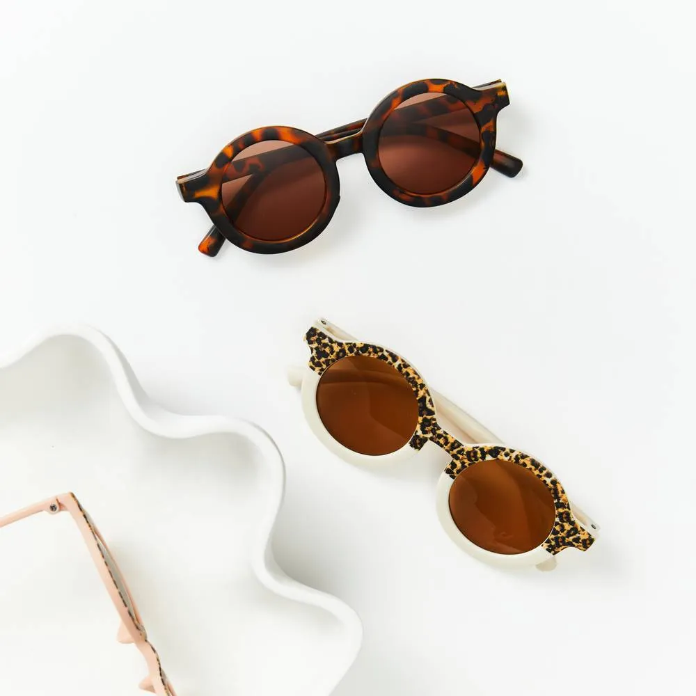 Matte Flamingo Ava Baby Sunglasses