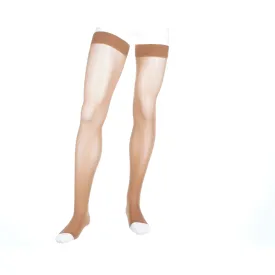 Medi Assure Thigh High 20-30 mmHg, Open Toe w/ Silicone Top Band