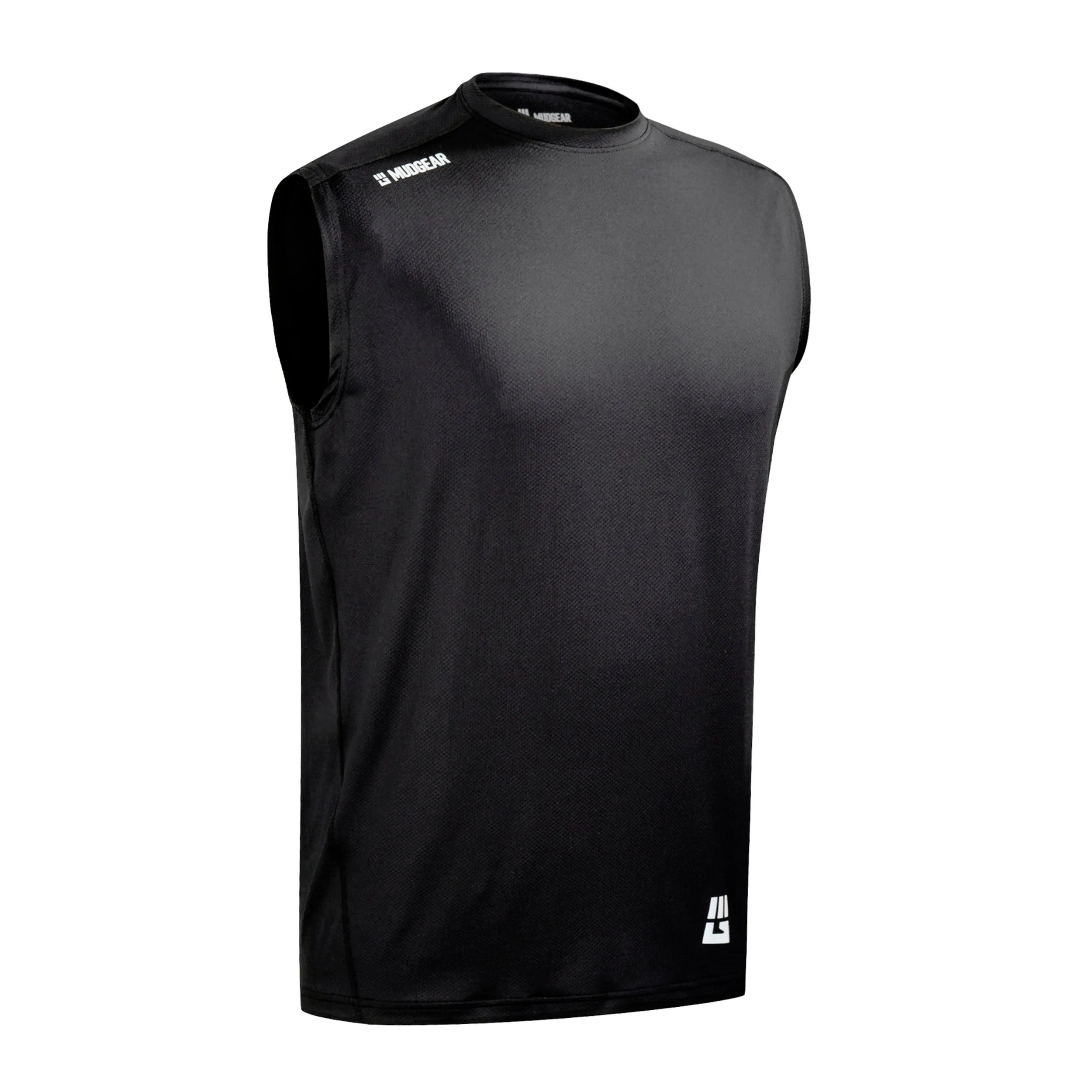 Men's Fitted Performance Shirt VX - Sleeveless (Black)