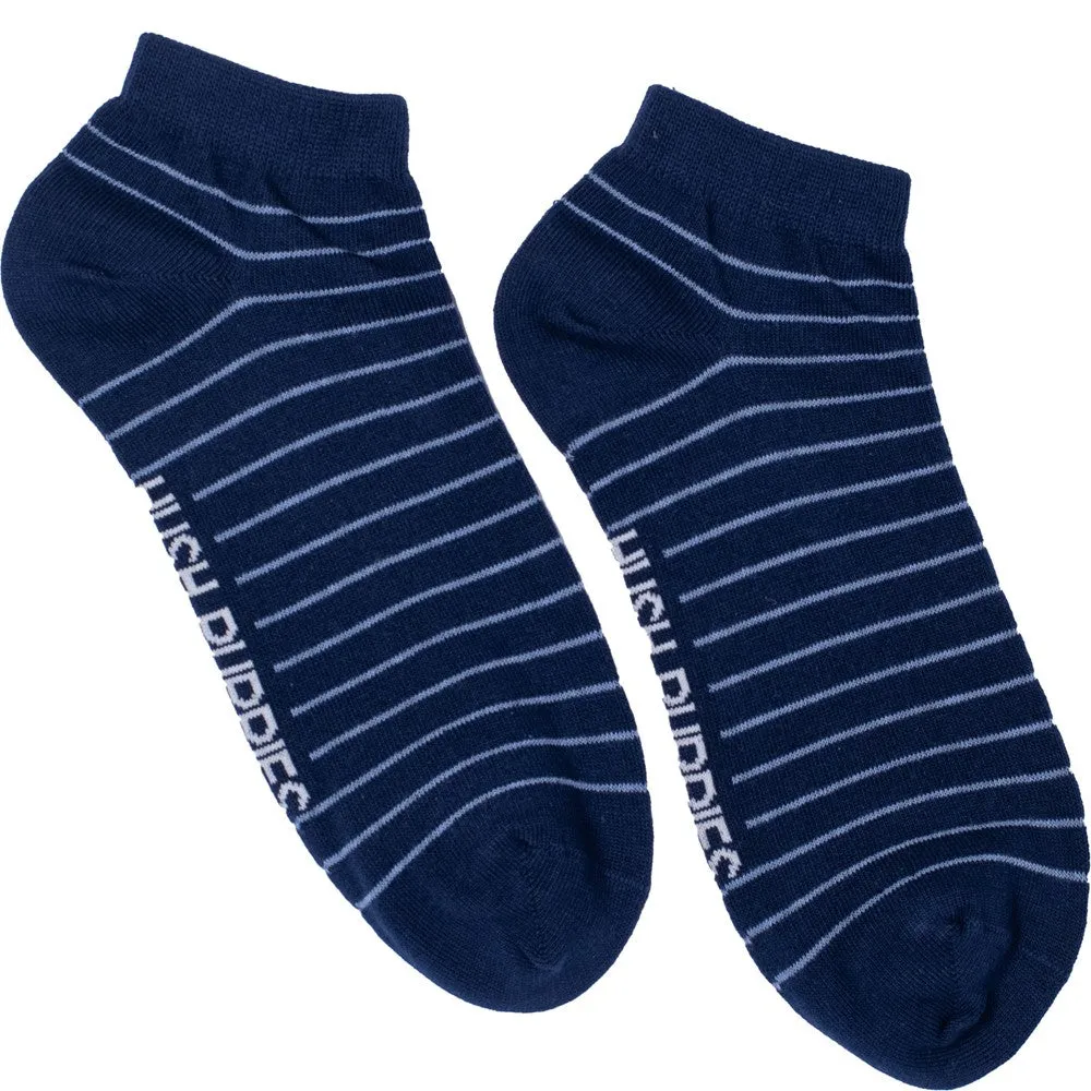 Navy Colour Block Socks