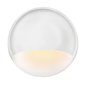 Nuvi Coastal Outdoor Deck Sconce - Round - White