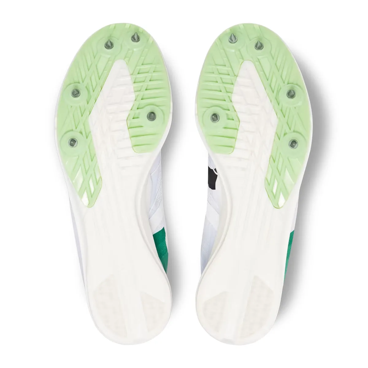 On Men's Cloudspike 1500m Undyed-White / Mint