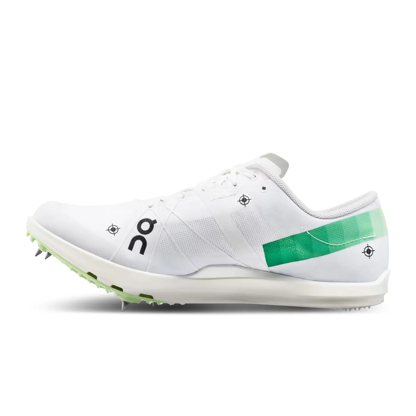 On Men's Cloudspike 1500m Undyed-White / Mint