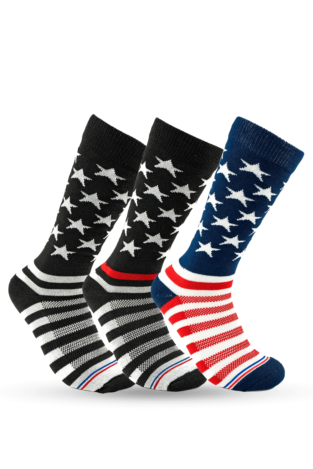 Patriotic TRL 3-Pack Bundle Crew Socks