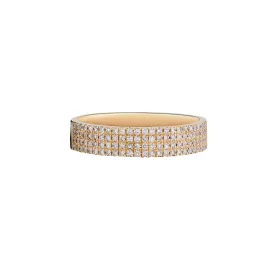 PAVÉ DIAMOND FLAT BAND