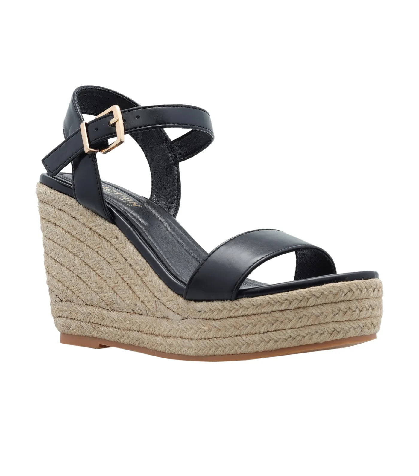 Penny Wedge Black